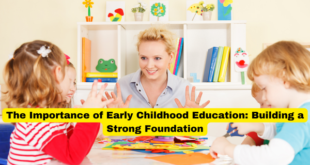 The Importance of Early Childhood Education Building a Strong Foundation